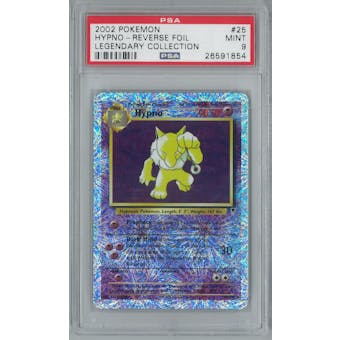 Pokemon Legendary Collection Reverse Foil Hypno 25/110 PSA 9