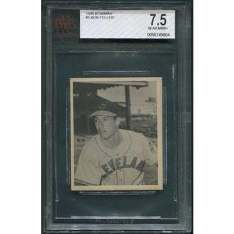 1948 Bowman Baseball #5 Bob Feller Rookie BVG 7.5 (NM+)