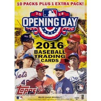 2016 Topps Opening Day Baseball 11-Pack Box