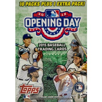 2015 Topps Opening Day Baseball 11-Pack Box