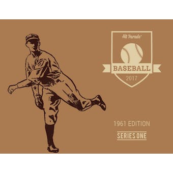 2017 Hit Parade Baseball 1961 Edition 10 Box Case