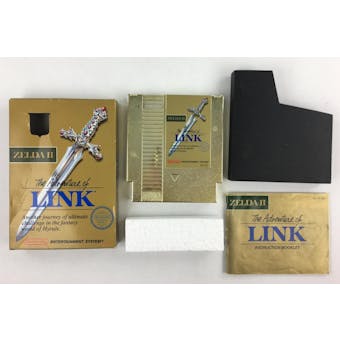 Nintendo (NES) Zelda II The Adventures of Link Boxed Complete (Silver Seal)