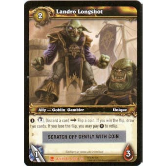 World of Warcraft WoW Azeroth Landro Longshot Unscratched Loot Card