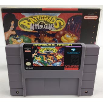 Super Nintendo (SNES) Battletoads in Battlemaniacs