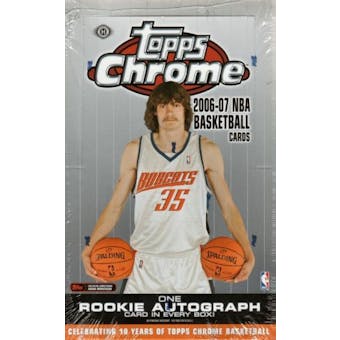 2006/07 Topps Chrome Basketball Hobby Box