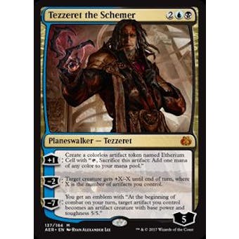 Magic the Gathering Aether Revolt Single Tezzeret the Schemer NEAR MINT (NM)
