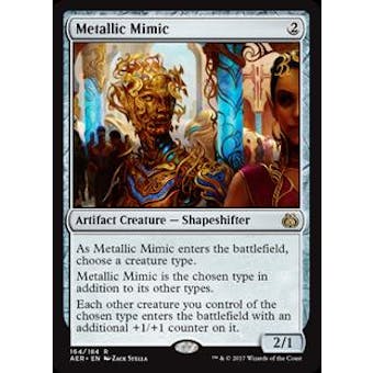 Magic the Gathering Aether Revolt Single Metallic Mimic NEAR MINT (NM)