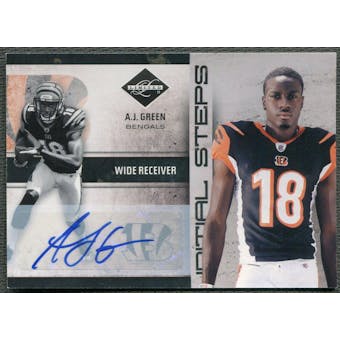 2011 Limited #23 A.J. Green Initial Steps Rookie Auto #20/25