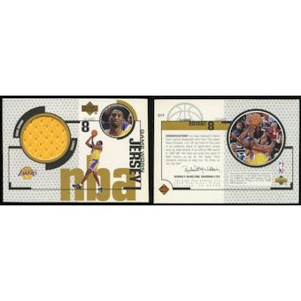 1998/99 Upper Deck Game Jerseys #GJ19 Kobe Bryant