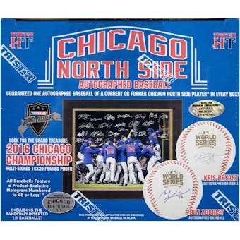 2017 TriStar Chicago North Side Autographed Baseball Hobby Box
