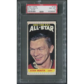 1964/65 Topps Hockey #106 Stan Mikita All Star SP PSA 8 (NM-MT)