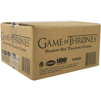 Game Of Thrones Season 6 (Six) Trading Cards 12-Box Case (Rittenhouse 2017)