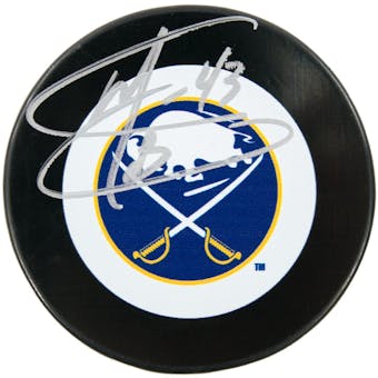 Martin Biron Autographed Buffalo Sabres Hockey Puck
