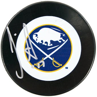 JP Dumont Autographed Buffalo Sabres Hockey Puck
