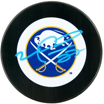 Michael Peca Autographed Buffalo Sabres Vintage Hockey Puck