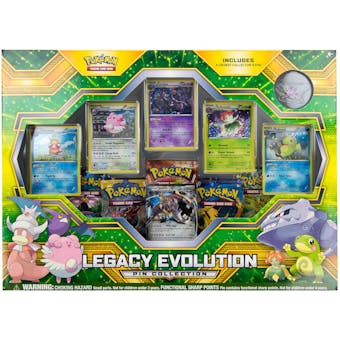 Pokemon Legacy Evolution Pin Collection Box