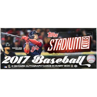 2017 Topps Stadium Club Baseball Hobby Box