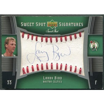 2004/05 Sweet Shot #LB Larry Bird Sweet Spot Signatures Auto