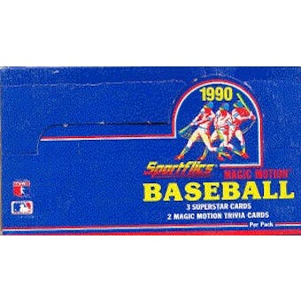 1990 Sportflics Baseball Wax Box
