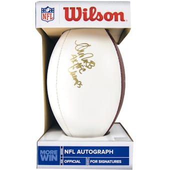 Andre Reed Autographed Buffalo Bills Wilson White Football AFC Champ inscription