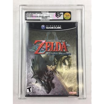 Nintendo GameCube The Legend of Zelda Twilight Princess VGA Graded 85+ NM+ GOLD