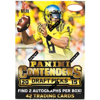 2015 Panini Contenders Draft Picks Football 6-Pack Box