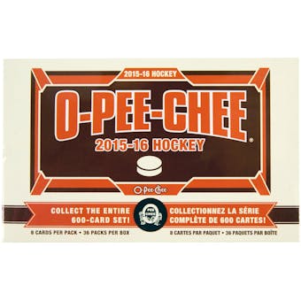 2015/16 Upper Deck O-Pee-Chee Hockey 36-Pack Box