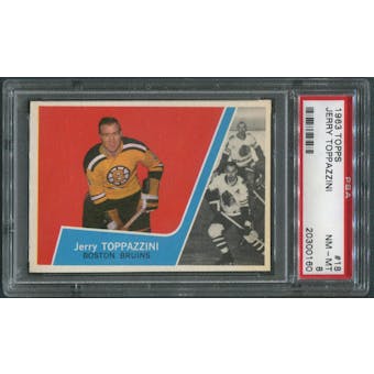 1963/64 Topps Hockey #18 Jerry Toppazzini PSA 8 (NM-MT)