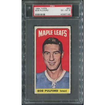 1964/65 Topps Hockey #60 Bob Pulford PSA 6 (EX-MT)