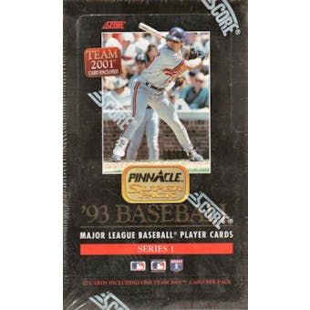 1993 Pinnacle Series 1 Baseball Jumbo Box