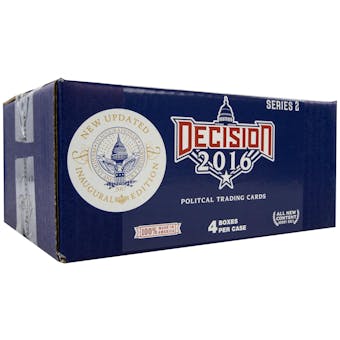 Decision 2016 Series 2 Updated Hobby 4-Box Case