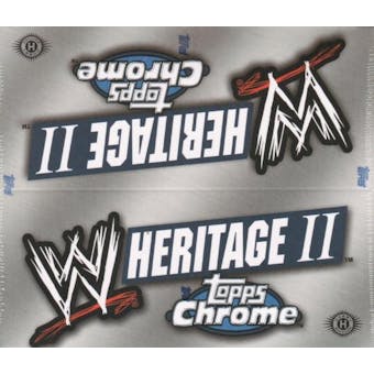 2007 Topps WWE Heritage II Chrome Wrestling Hobby Box