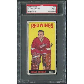 1964/65 Topps Hockey #47 Roger Crozier Rookie PSA 7.5 (NM+)