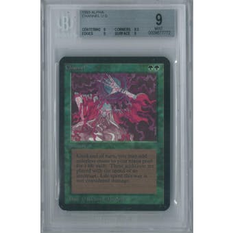 Magic the Gathering Alpha Channel Single BGS 9 (9, 8.5, 9, 9)