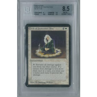 Magic the Gathering Alpha Circle of Protection: Blue Single BGS 8.5 (8, 9.5, 9.5, 9.5)