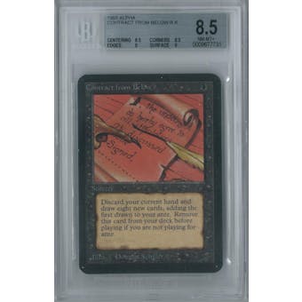 Magic the Gathering Alpha Contract from Below Single BGS 8.5 (8.5, 8.5, 9, 9)