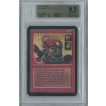 Magic the Gathering Alpha Ironclaw Orcs Single BGS 9.5 (9.5, 9, 9.5, 9.5)