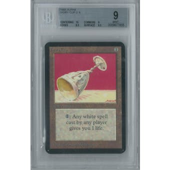 Magic the Gathering Alpha Ivory Cup Single BGS 9 (10, 9, 8.5, 9.5)