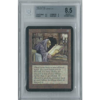 Magic the Gathering Alpha Library of Leng Single BGS 8.5 (9.5, 9, 9.5, 8)