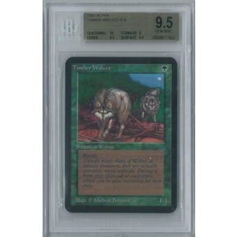 Magic the Gathering Alpha Timber Wolves Single BGS 9.5 (10, 9, 9.5, 9.5)