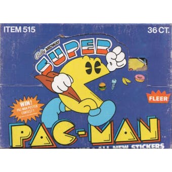 Super Pac Man Wax Box (1983 Fleer)