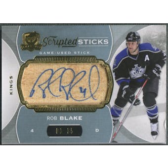 2014/15 The Cup #SSBL Rob Blake Scripted Sticks Auto #08/35 (Damaged)