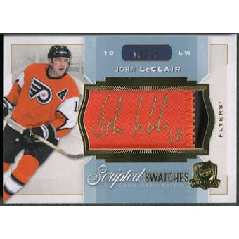 2014/15 The Cup #SWJL John LeClair Scripted Swatches Patch Auto #10/35