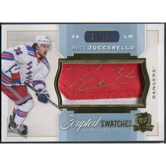 2014/15 The Cup #SWMZ Mats Zuccarello Scripted Swatches Patch Auto #35/35