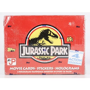 Jurassic Park Hobby Box (1993 Topps)