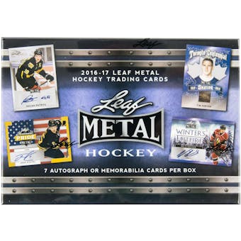 2016/17 Leaf Metal Hockey Hobby Box