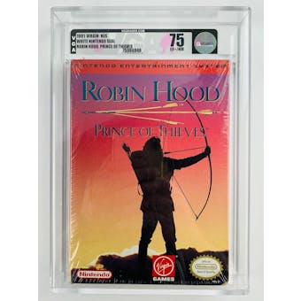 Nintendo (NES) Robin Hood Prince of Thieves VGA Graded 75 EX+/NM White Seal