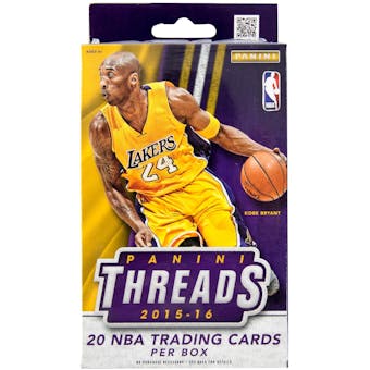 2015/16 Panini Threads Basketball Retail Hanger box