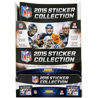 2015 Panini NFL Football Sticker Combo Display
