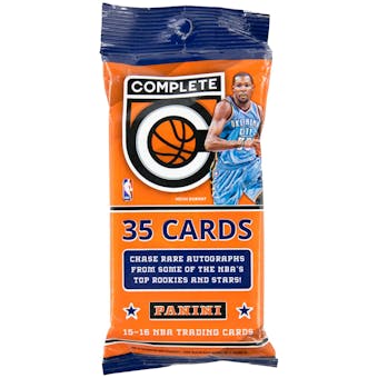 2015/16 Panini Complete Basketball Jumbo Value 35-Card Pack